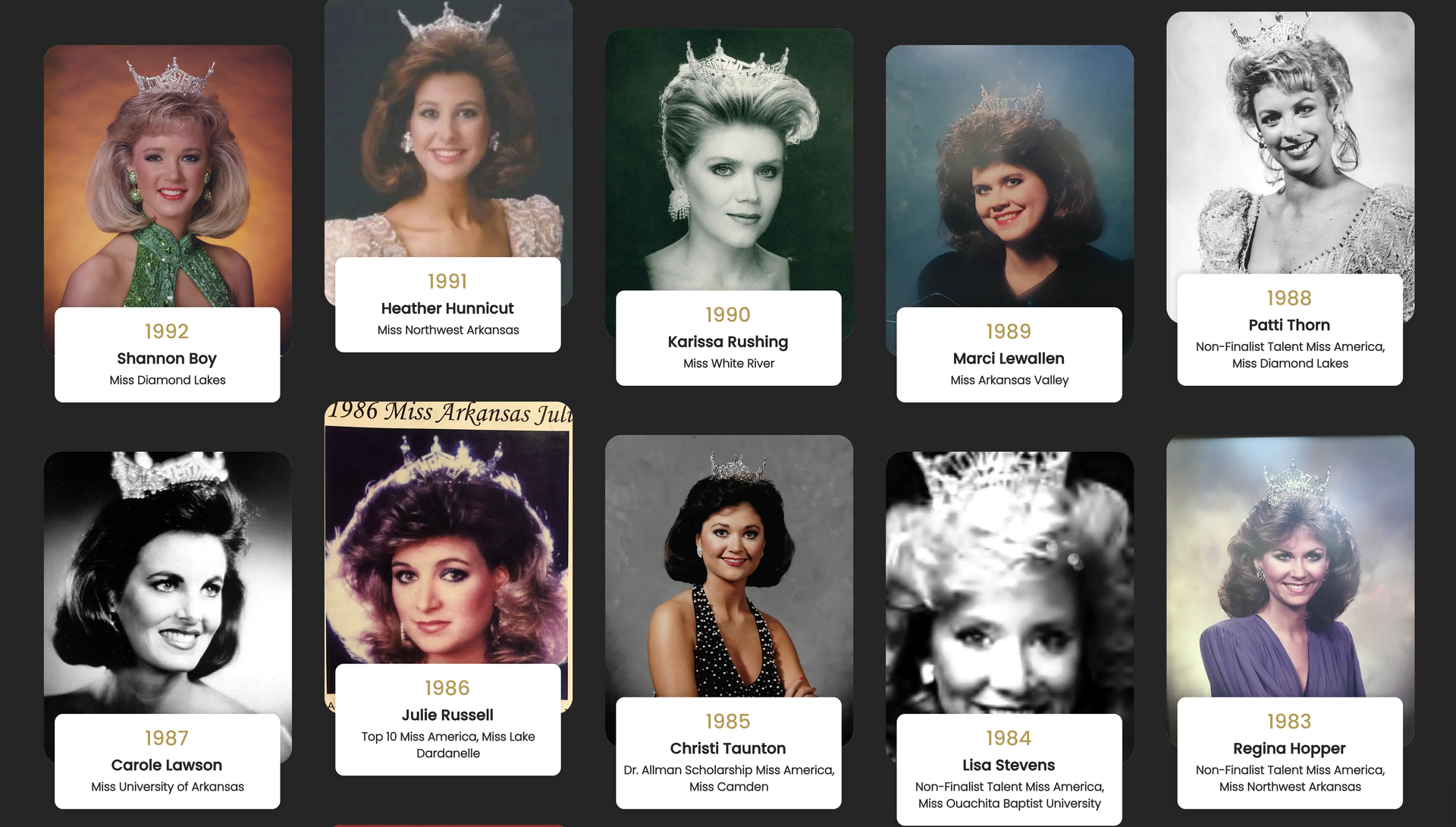 Miss Arkansas built this theater!